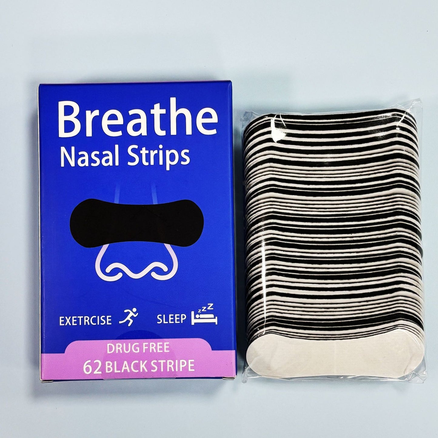 Sports nasal strips